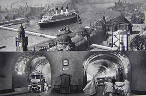 Alter Elbtunnel / Le Vieux Tunnel de l'Elbe à Hamburg