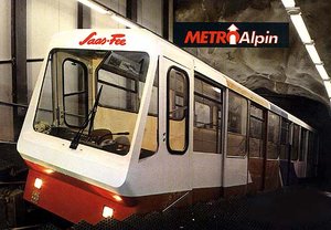 萨斯费—阿尔卑斯地下登山列车（Saas Fee - Alpin Metro）